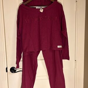 Women’s Large Victoria's Secret Country Collection Rose Lounge Set NEW with Tags